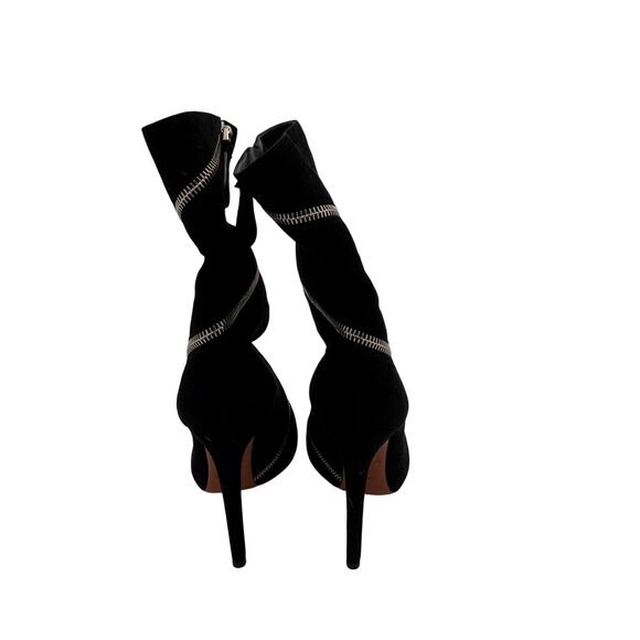 Alaia Suede Sock Bootie Zippered Boots Size 35 - Picture 8 of 8